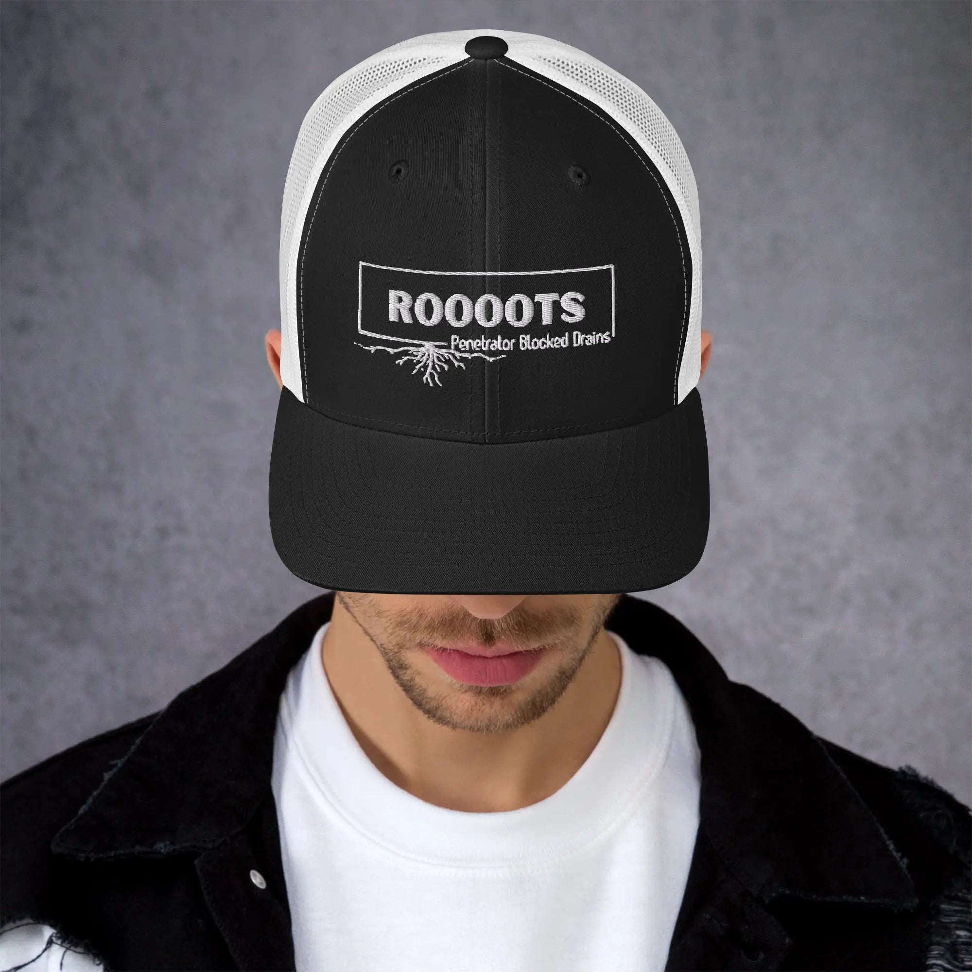 "Roooots" Trucker Cap Penetrator Blocked Drains