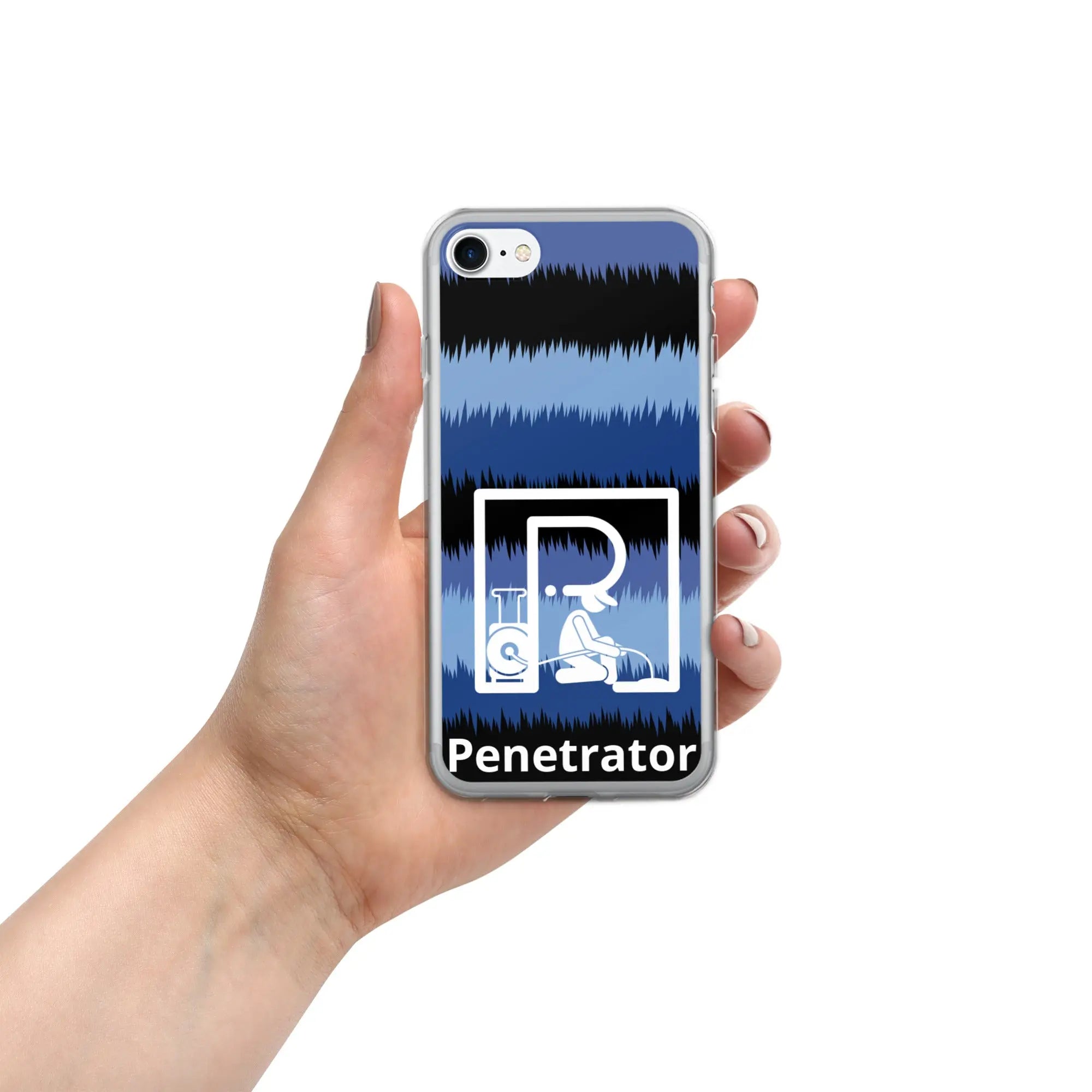 Penetrator Blue Black iPhone Case - Penetrator Blocked Drains