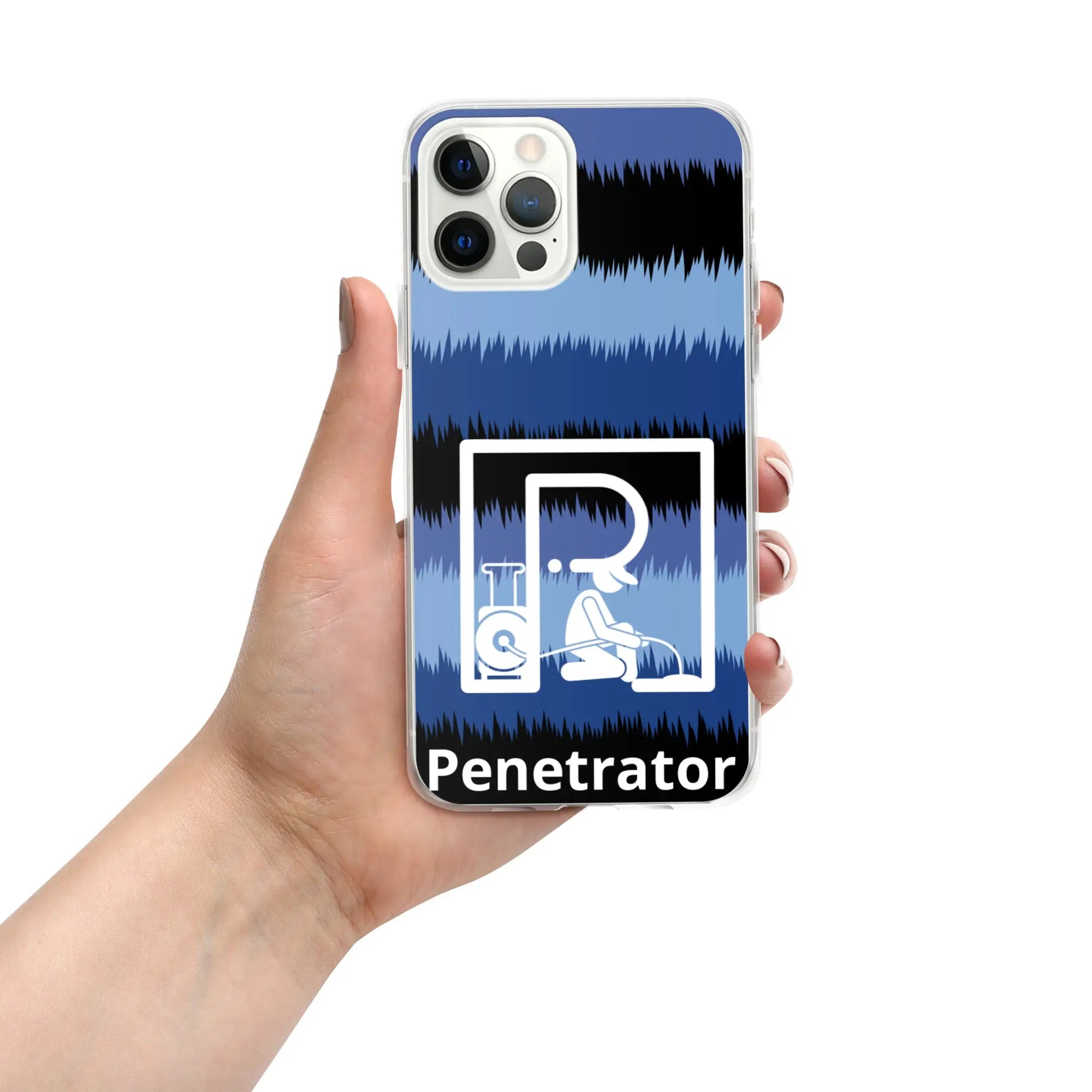 Penetrator Blue Black iPhone Case - Penetrator Blocked Drains