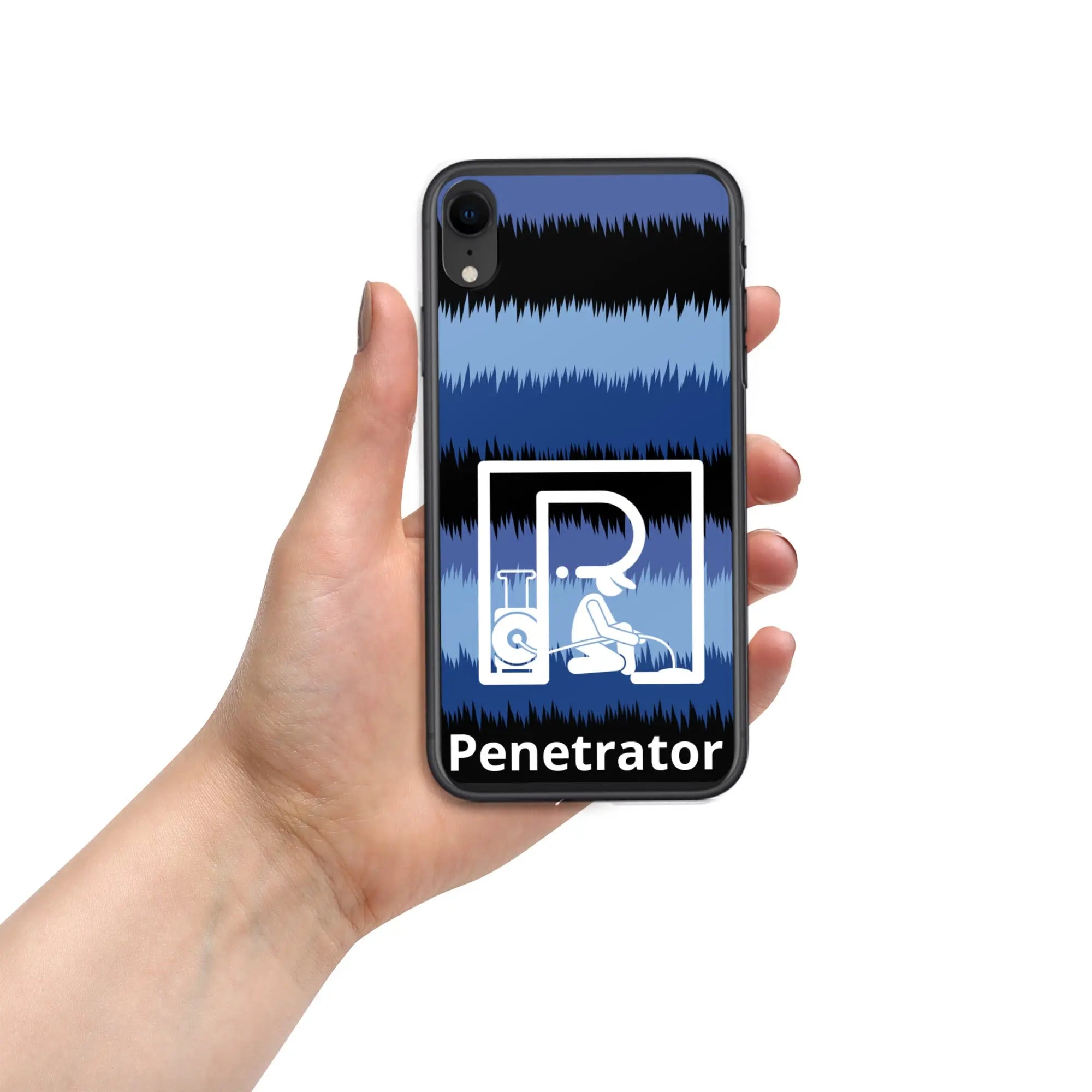 Penetrator Blue Black iPhone Case - Penetrator Blocked Drains