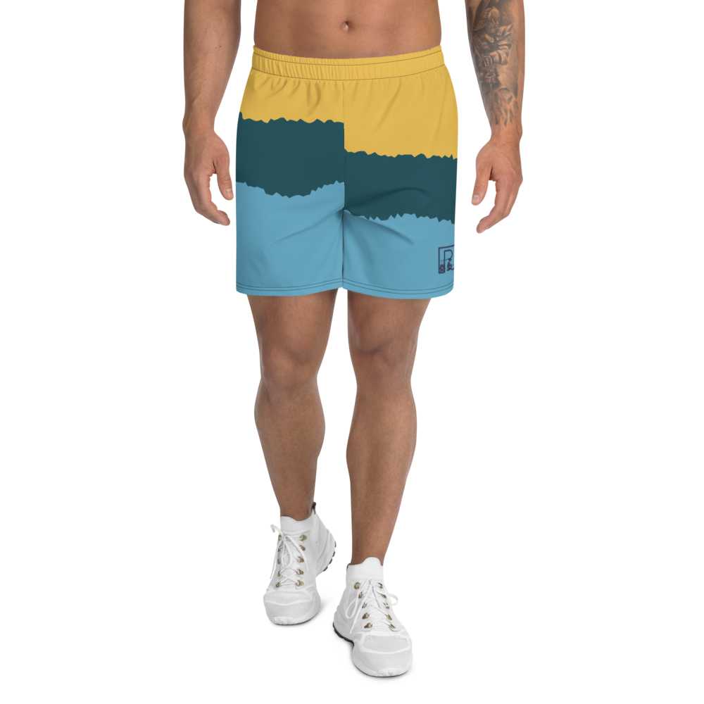 Penetrator Men's Athletic Long Shorts - Penetrator Blocked Drains