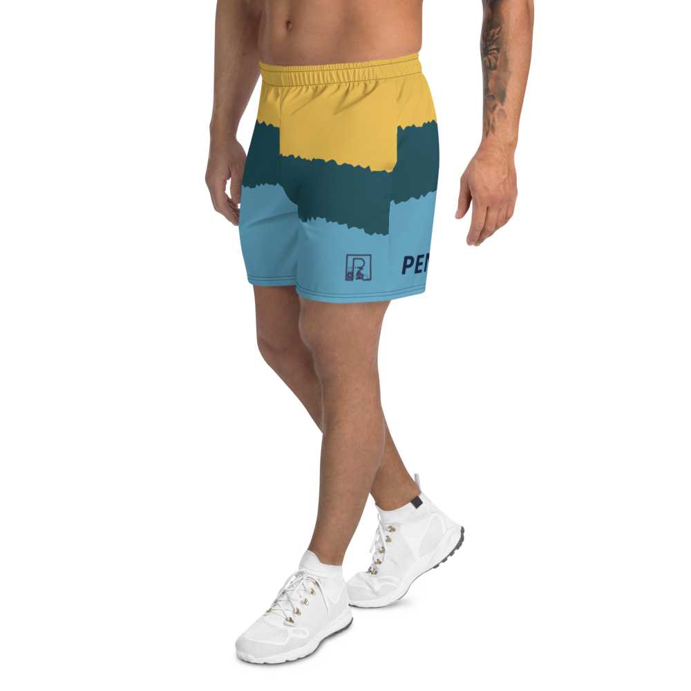 Penetrator Men's Athletic Long Shorts - Penetrator Blocked Drains