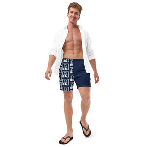 Penetrator Men's Navy Patterned Boardies - Penetrator Blocked Drains