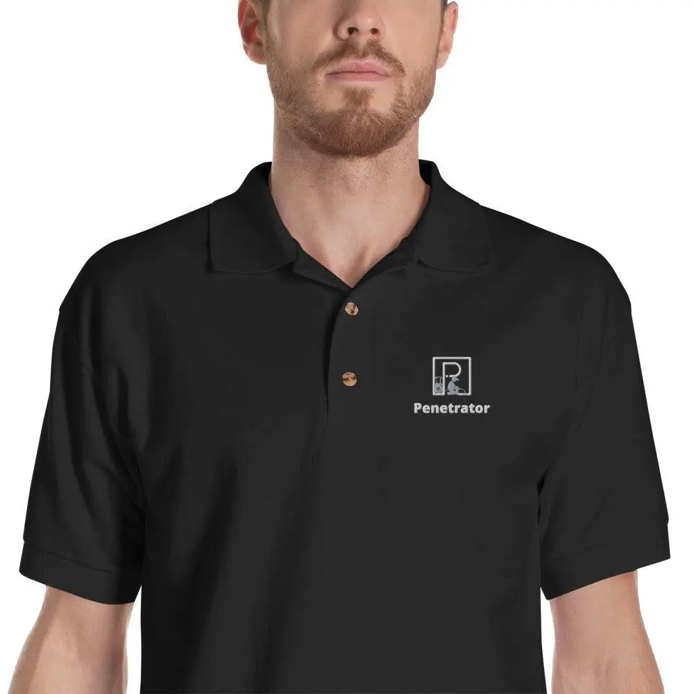 Penetrator Mens Embroidered Polo Shirt - Penetrator Blocked Drains