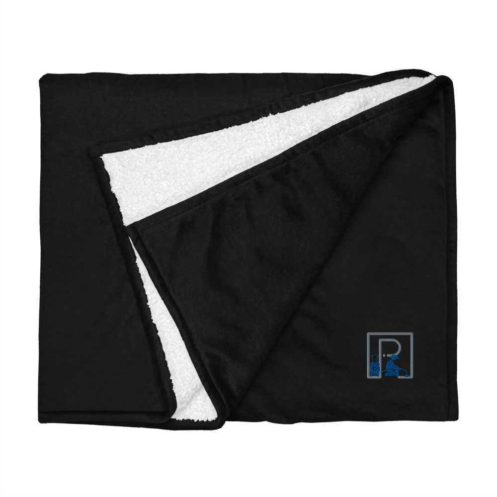 Penetrator Premium sherpa blanket (blue logo) - Penetrator Blocked Drains